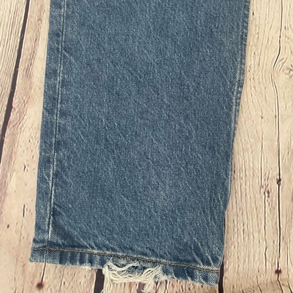 Reformation Cynthia High Rise Straight Jeans in Shasta Destroyed - Picture 12 of 12